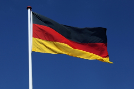 The German Flagの写真素材