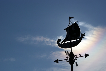 Vikings, a nordic weather waneの写真素材