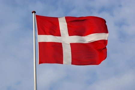 Dannebrog, The Danish Flagの写真素材