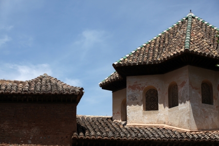 Alhambra, Unesco World Cultural Heritage, Granada, Andalusia, Spainの写真素材