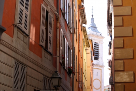 Vieux Nice. Cote D'azur. Franceの写真素材