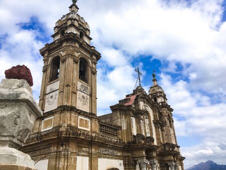 Photo of a Cathedral in Sicily, Palermo, Italyの写真素材