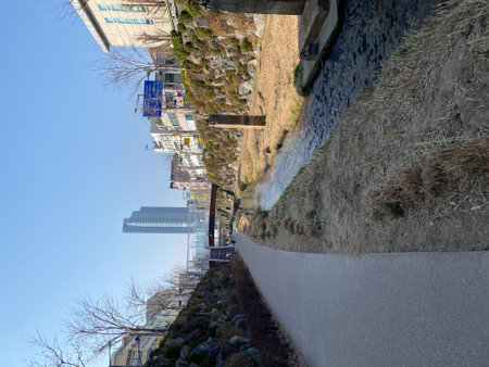 View of the city. It is a capital and largest city.