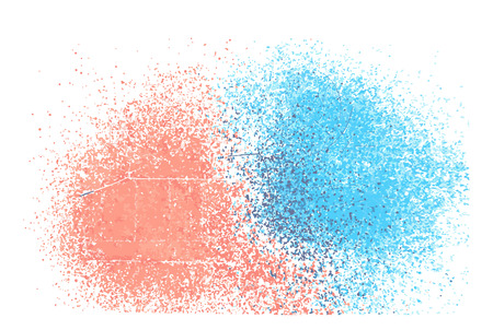 Vector abstract paint spray colorのイラスト素材