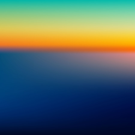 Sunset on the lake, vector landscape background.のイラスト素材