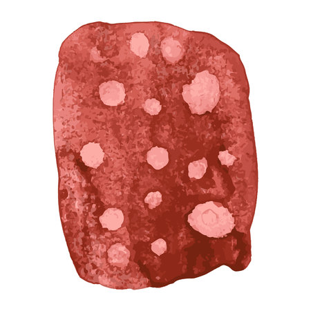 colored spots of paint.のイラスト素材