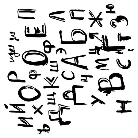 Seamless Letter Patternのイラスト素材