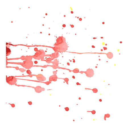 paint, ink, grunge dirty brush strokes splash pinkのイラスト素材