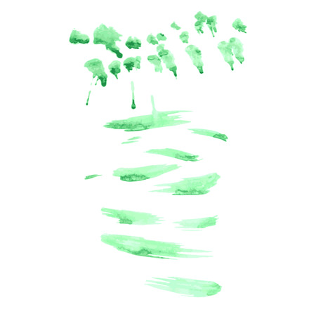 Colorful Vector Splashes - Blot, Stains Set. set splash colorのイラスト素材