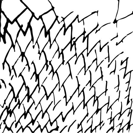 hand drawn striped pattern. Black and white. Design elements drawn strokes (the effect of gel pens)のイラスト素材