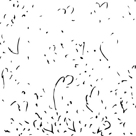 hand drawn striped pattern. Black and white. Design elements drawn strokes (the effect of gel pens)のイラスト素材