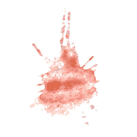 Set of pink paint, ink, grunge, dirty brush strokes. splash pink redのイラスト素材