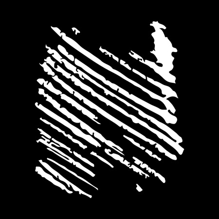 hand drawn striped pattern. Black and white. Design elements drawn strokes (the effect of gel pens)のイラスト素材