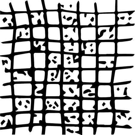 black and white abstract hand drawn texture.のイラスト素材