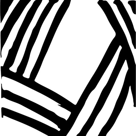 black and white abstract hand drawn texture.のイラスト素材