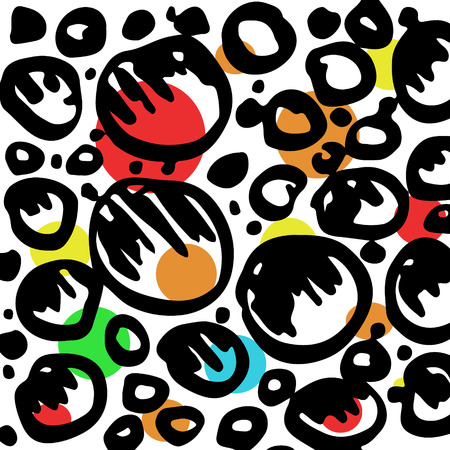 Abstract color background, geometric shapesのイラスト素材