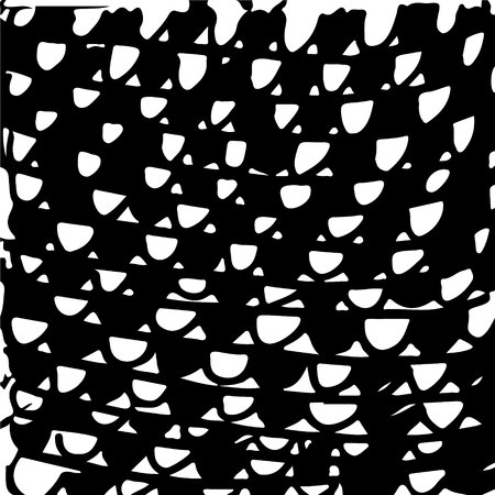 black and white abstract hand drawn texture.のイラスト素材