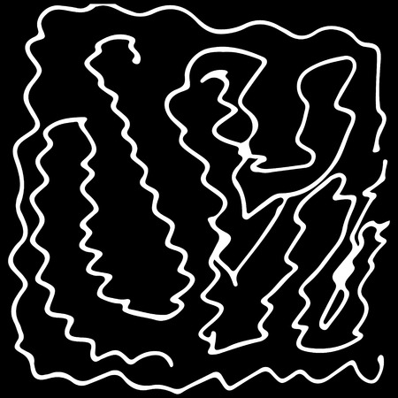 black and white abstract hand drawn texture.のイラスト素材