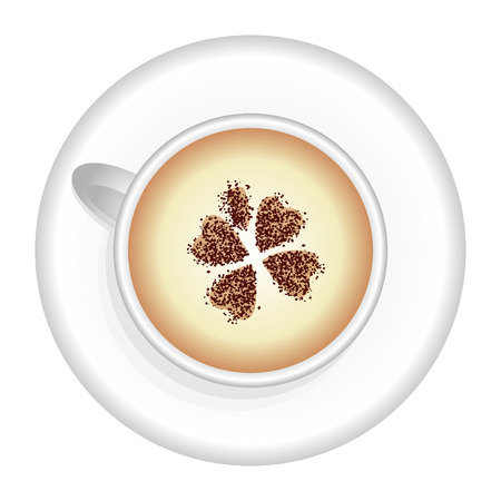 coffee, chocolate, cocoa on the blackboard. Perfect for menu. vector illustrationsのイラスト素材