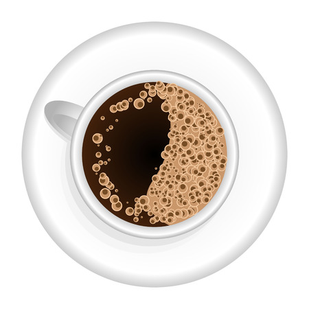 coffee, chocolate, cocoa on the blackboard. Perfect for menu. vector illustrationsのイラスト素材