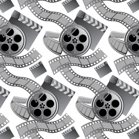 film roll strip tape patternのイラスト素材