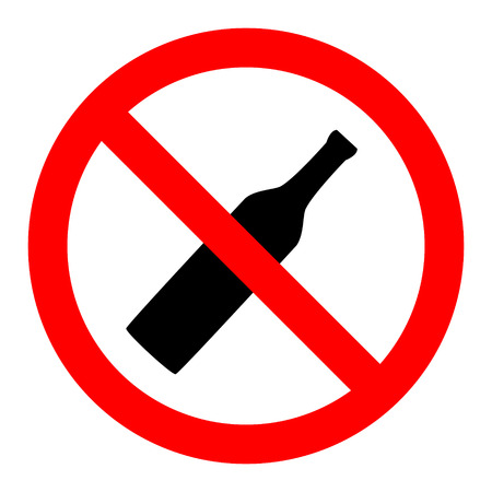 Prohibited No Stop Signのイラスト素材