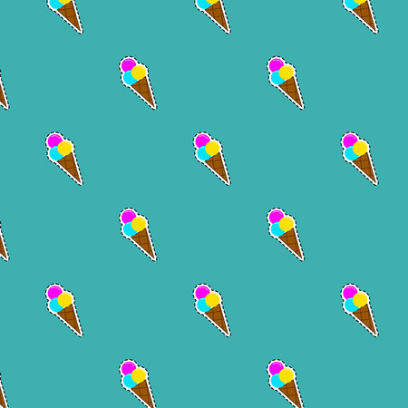 ice cream pattern