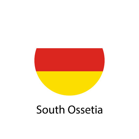 Vector South Ossetia flag, South Ossetia flag illustration, South Ossetia flag picture, South Ossetia flag imageのイラスト素材
