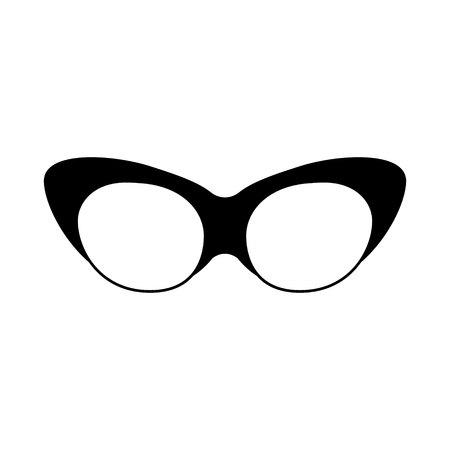 Glasses kitty icon.のイラスト素材