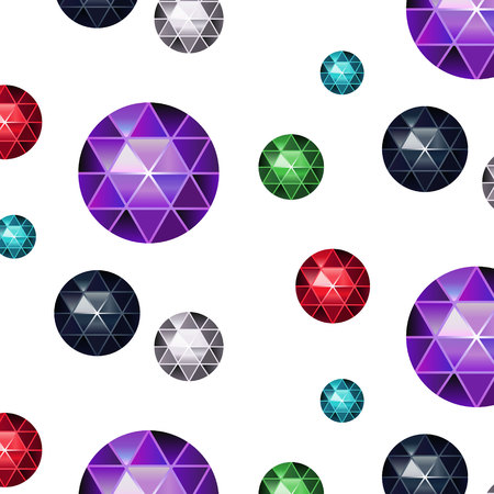 pattern from diamondsのイラスト素材