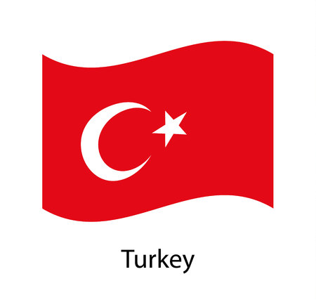 Welcome to Turkey. Turkey flag. Patriotic design.のイラスト素材