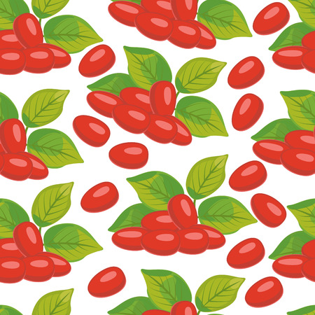 pattern with berries Kizilのイラスト素材