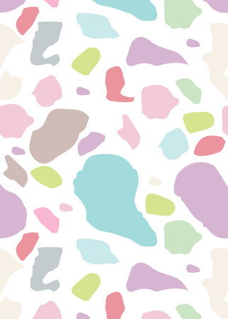 Terrazzo multi color pattern.のイラスト素材