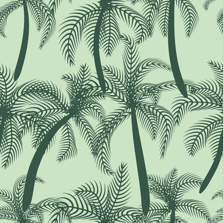 Palm tree pattern.のイラスト素材