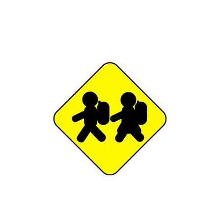 School Warning Signのイラスト素材