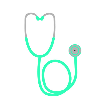 stethoscope icon isolated illustrationのイラスト素材