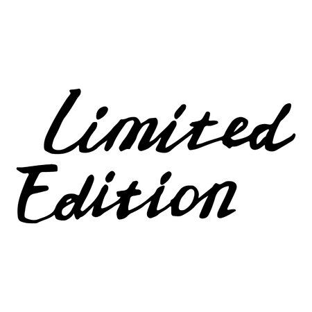 limited edition black inscriptionsのイラスト素材