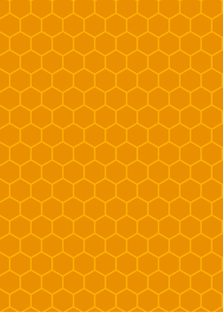 Background of honeycomb. orange patternのイラスト素材