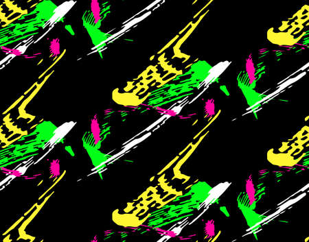 Abstract artistic background with colorful blots.