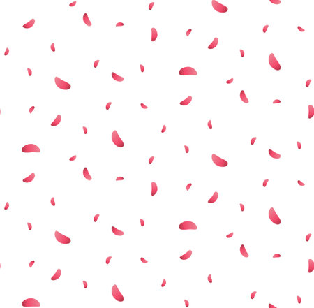 background with pink petals that fall from aboveのイラスト素材
