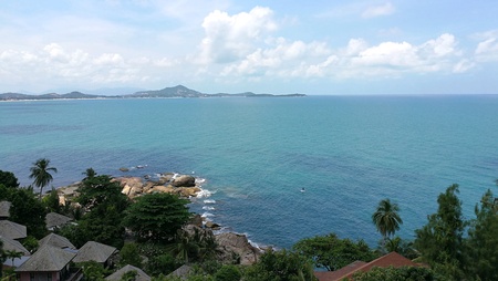 Ocean view at samui resort