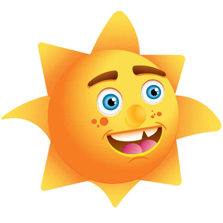 The Happy Sunのイラスト素材