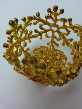 Gold ornament closeupの素材