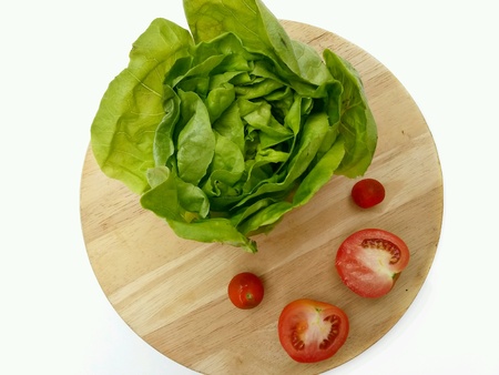 Lettuce and tomatoesの素材
