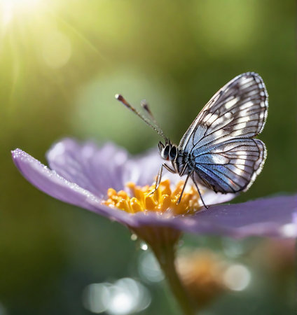 vibrant butterflies. generative aiの素材