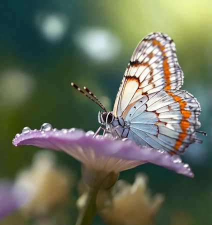 vibrant butterflies. generative aiの素材