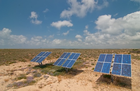 solar batteryの写真素材