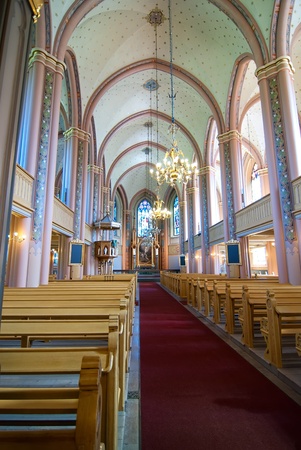 Finland, Pori churchのeditorial素材