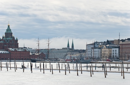 View of the Orthodox Church in Helsinki 