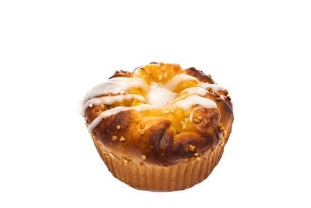 Muffin was shot in the studio on a white background の写真素材